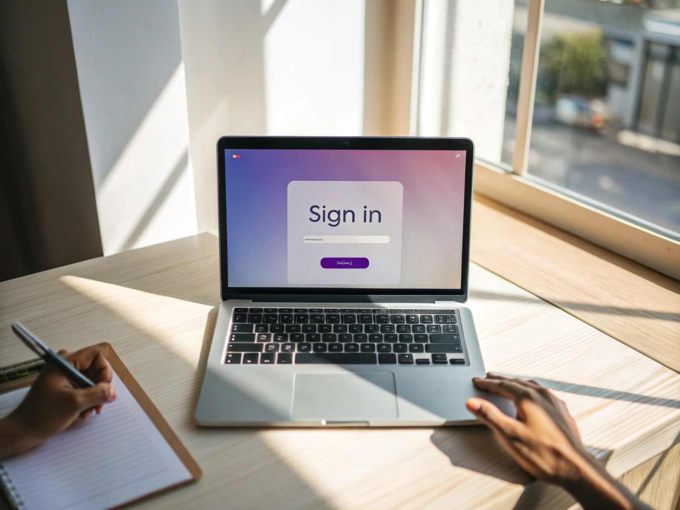 Secure Login Interface